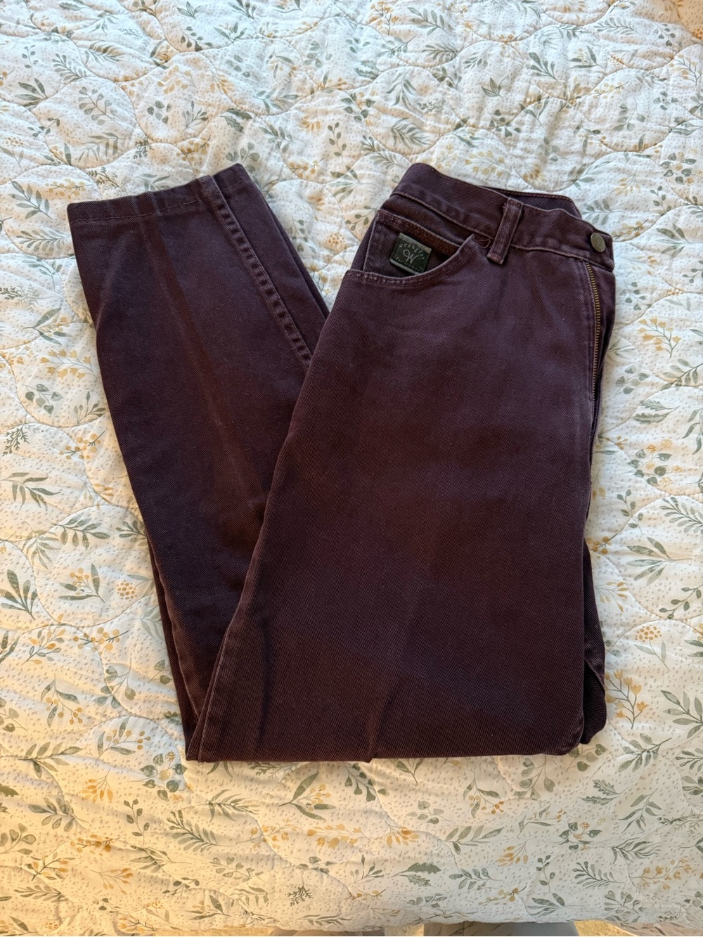 Vintage Wrangler Dark Plum Jeans